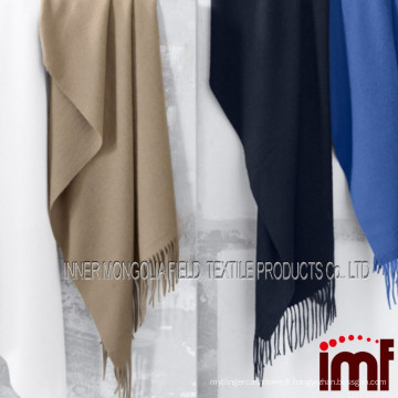 Magasin de gros en ligne Couverture de tapis 100% cachemire sur le lit